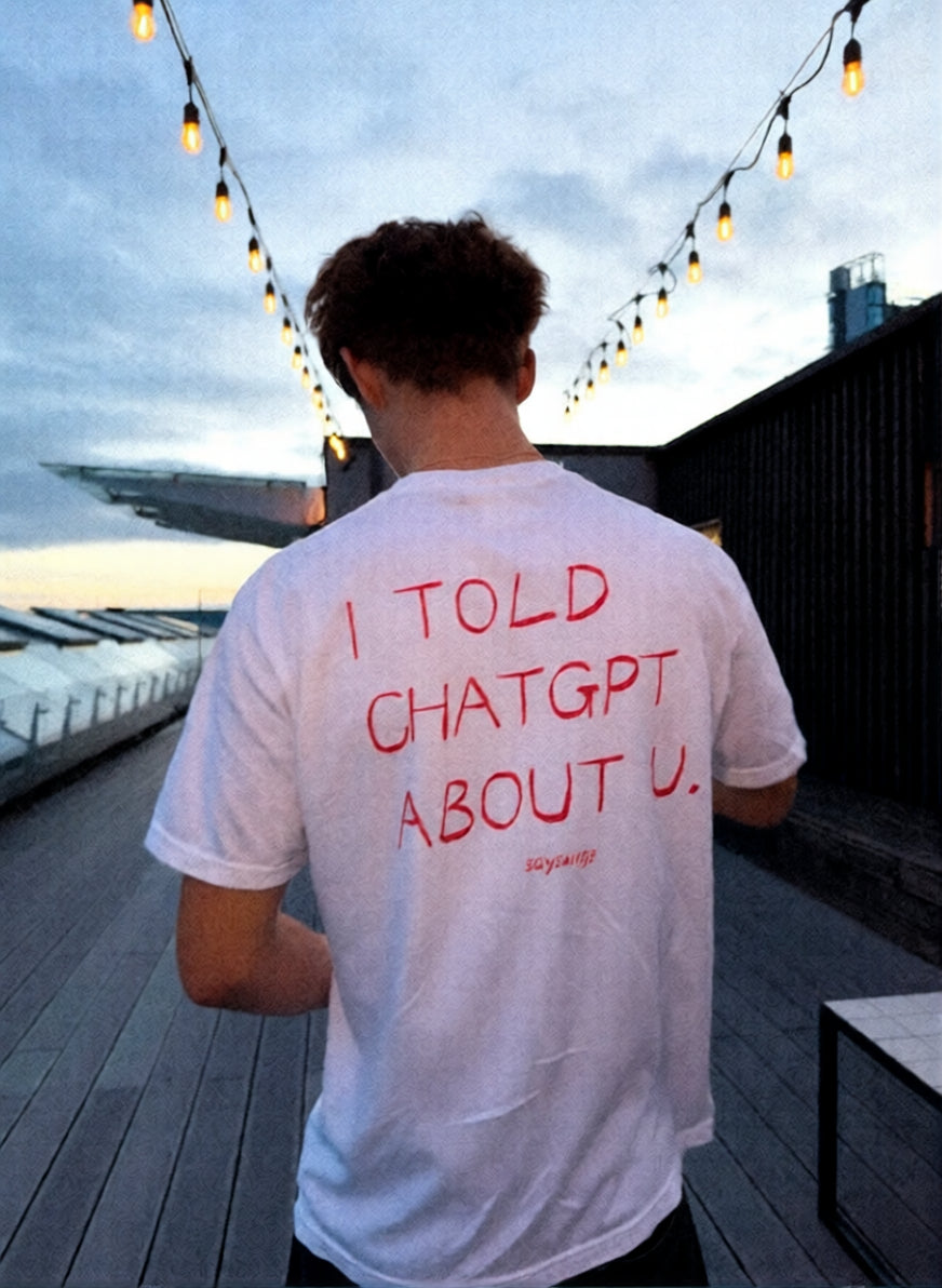 I TOLD CHATGPT ABOUT YOU